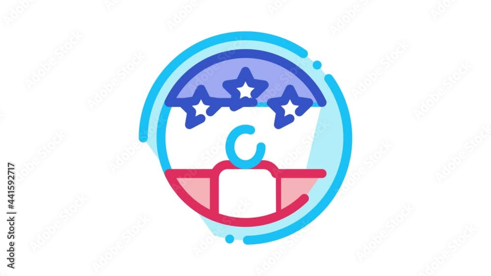 Voter Winner Icon Animation. color Voter Winner animated icon on white background Voter Winner Icon Animation. color Voter Winner animated icon on white background