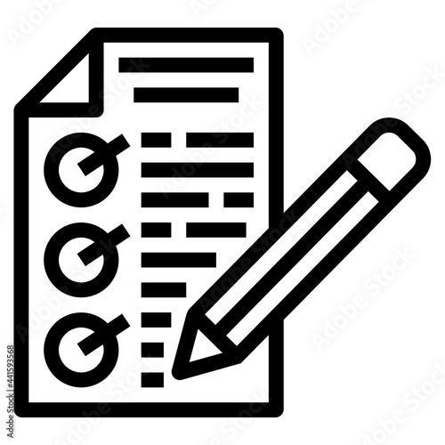 test line icon