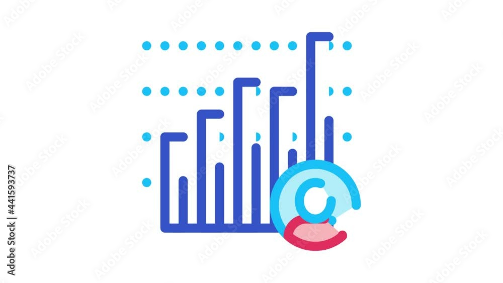 Candidate Statistics Icon Animation. color Candidate Statistics animated icon on white background Candidate Statistics Icon Animation. color Candidate Statistics animated icon on white background