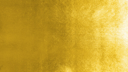 Gold background foil leaf metallic golden texture shinny wrapping paper bright yellow wallpaper for design decoration element