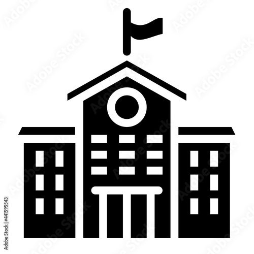 university glyph icon