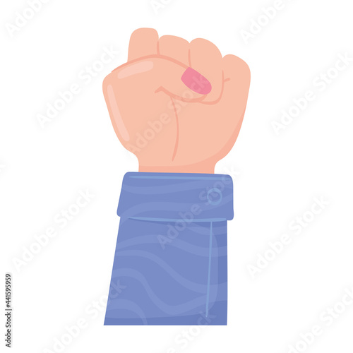 female hand fist