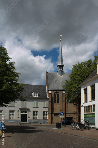 AMERSFOORT IS SMALL BEAUTY TOWN IN NETHERLANDS - Koppelpoort a medieval gate photo