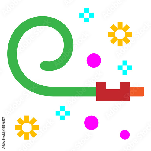 blower flat icon