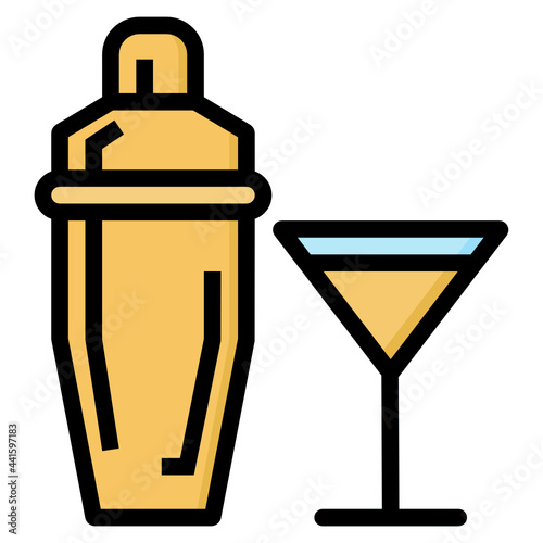 shaker line icon