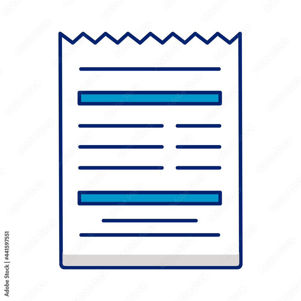 Money receipt icon Money receipt icon