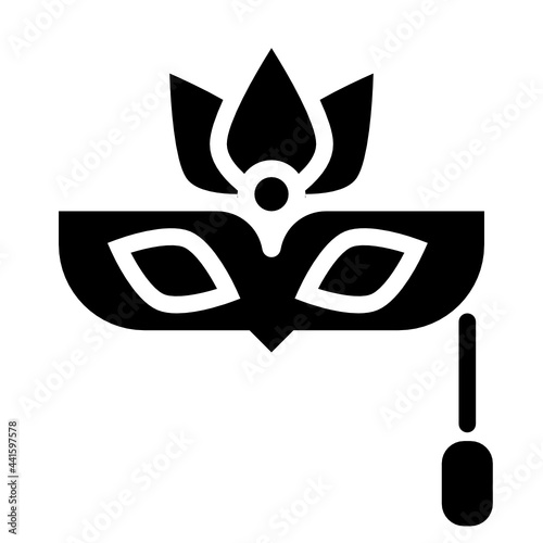 mask glyph icon