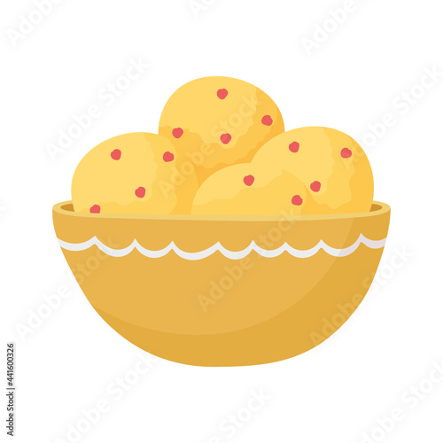 bowl with cookies