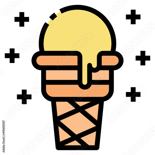 icecream line icon