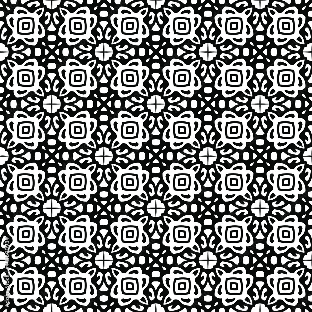 floral seamless pattern background.Geometric ornament for wallpapers and backgrounds. Black and white
pattern. floral seamless pattern background.Geometric ornament for wallpapers and backgrounds. Black and white
pattern.