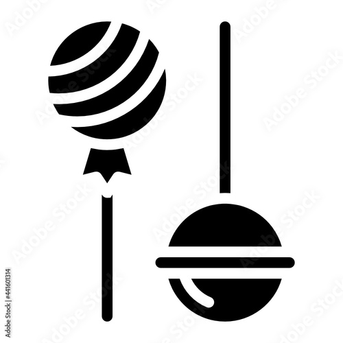 lolipop glyph icon