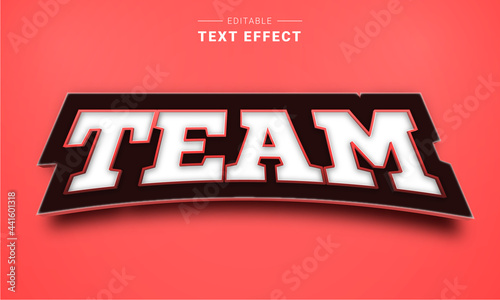 Editable Esport Text Effect for illustrator