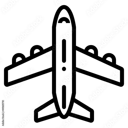 airplane line icon