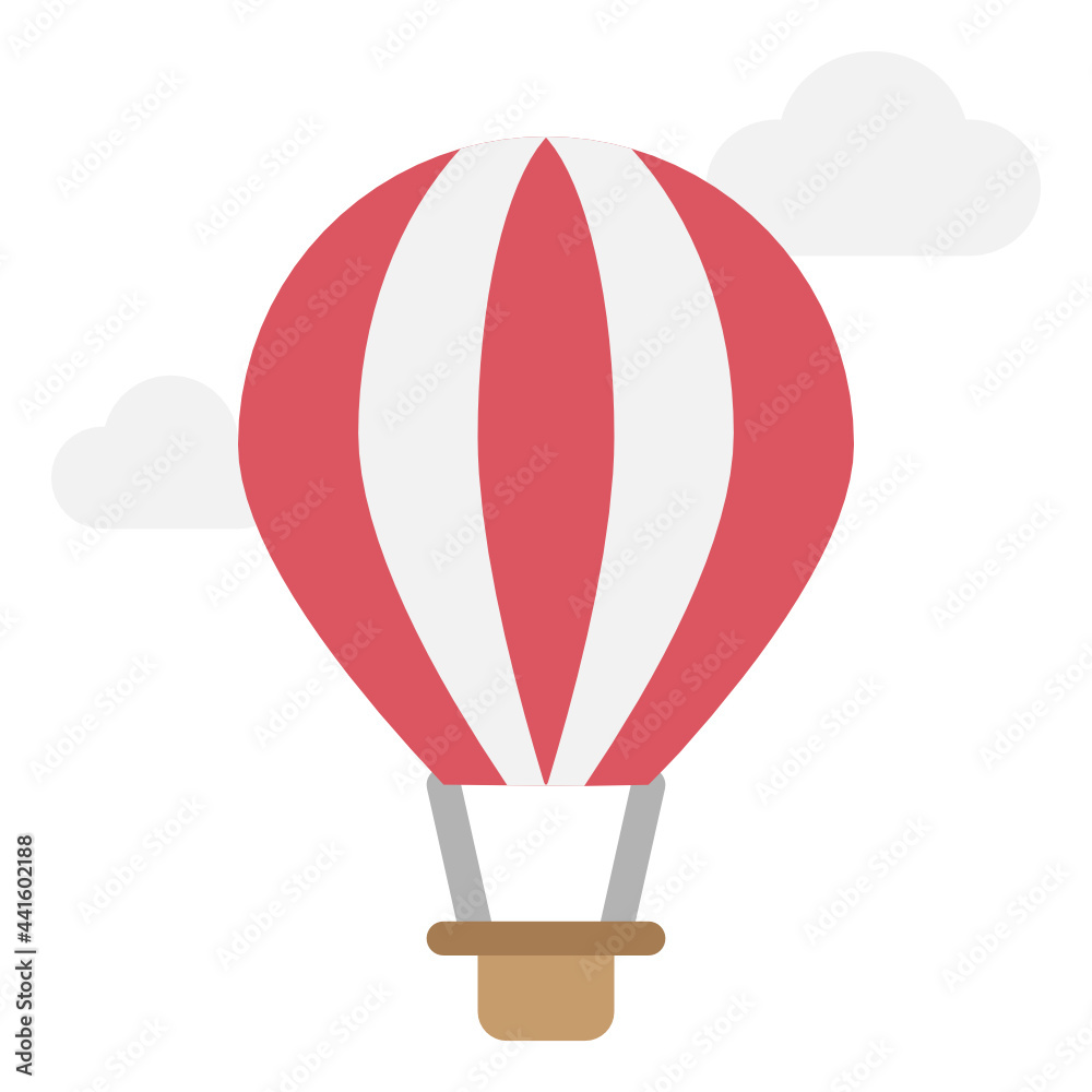 Fototapeta premium balloon flat icon