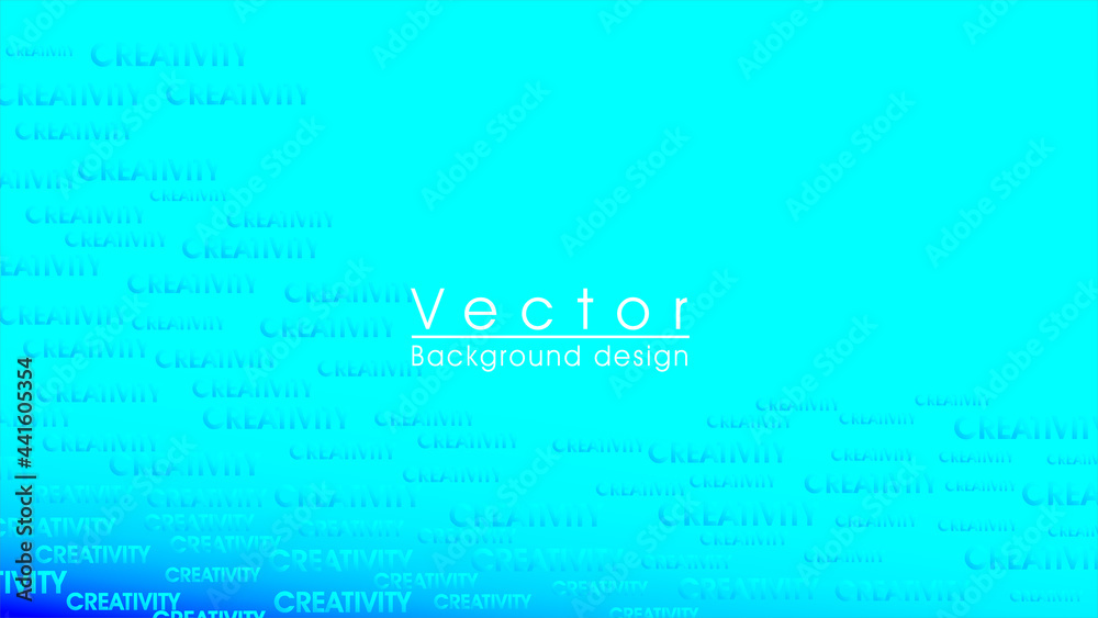 Abstract vector with word 