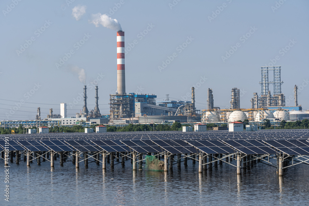 Obraz premium solar power station