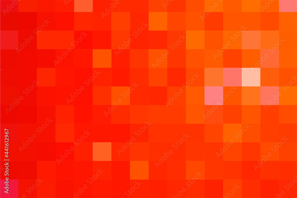 Abstract pixel red background. Gold geometric texture from squares. Vector pattern of square red pixels. A backing of mosaic squares. Vector illustration Abstract pixel red background. Gold geometric texture from squares. Vector pattern of square red pixels. A backing of mosaic squares. Vector illustration