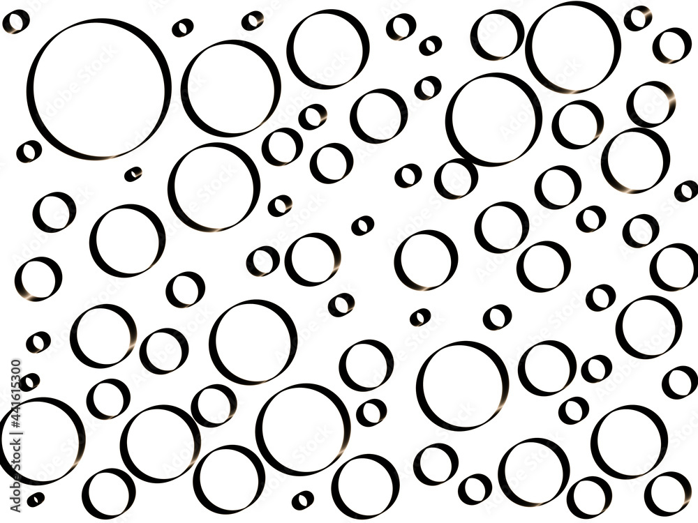abstract background with circles, illustration image
