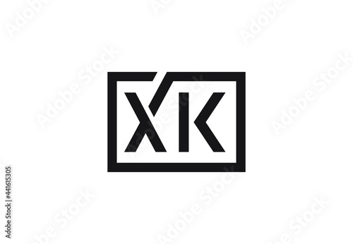 XK letter logo design