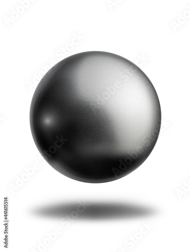 metal sphere suspended