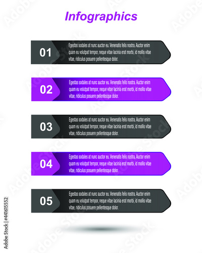 Infographics banners for web layout.