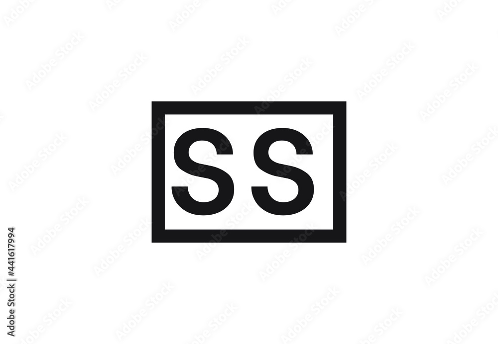 SS letter logo design