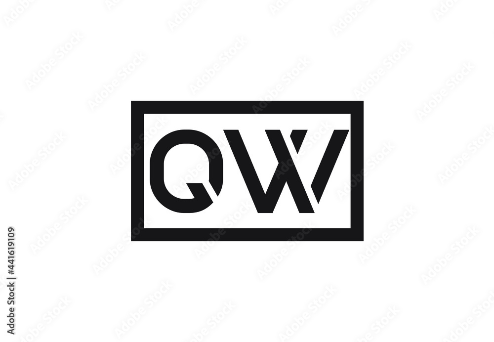 QW letter logo design