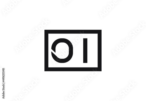 OI letter logo design