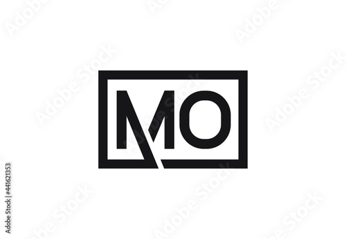 MO letter logo design