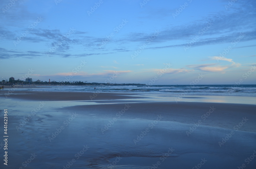 Fototapeta premium sunset over the sea
