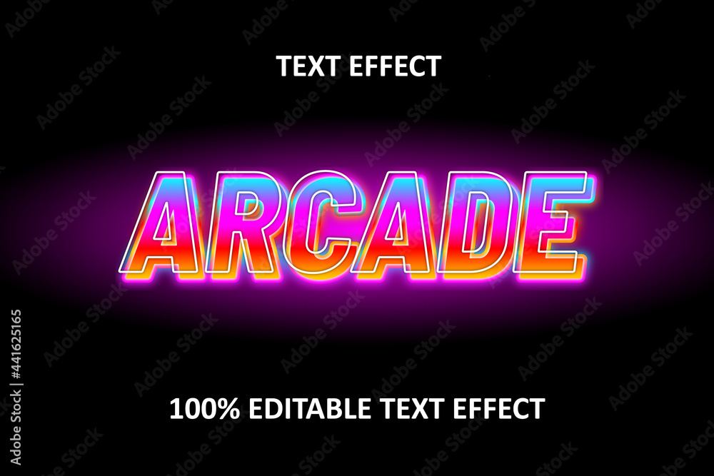 Editable Text Effect NEON PINK Editable Text Effect NEON PINK