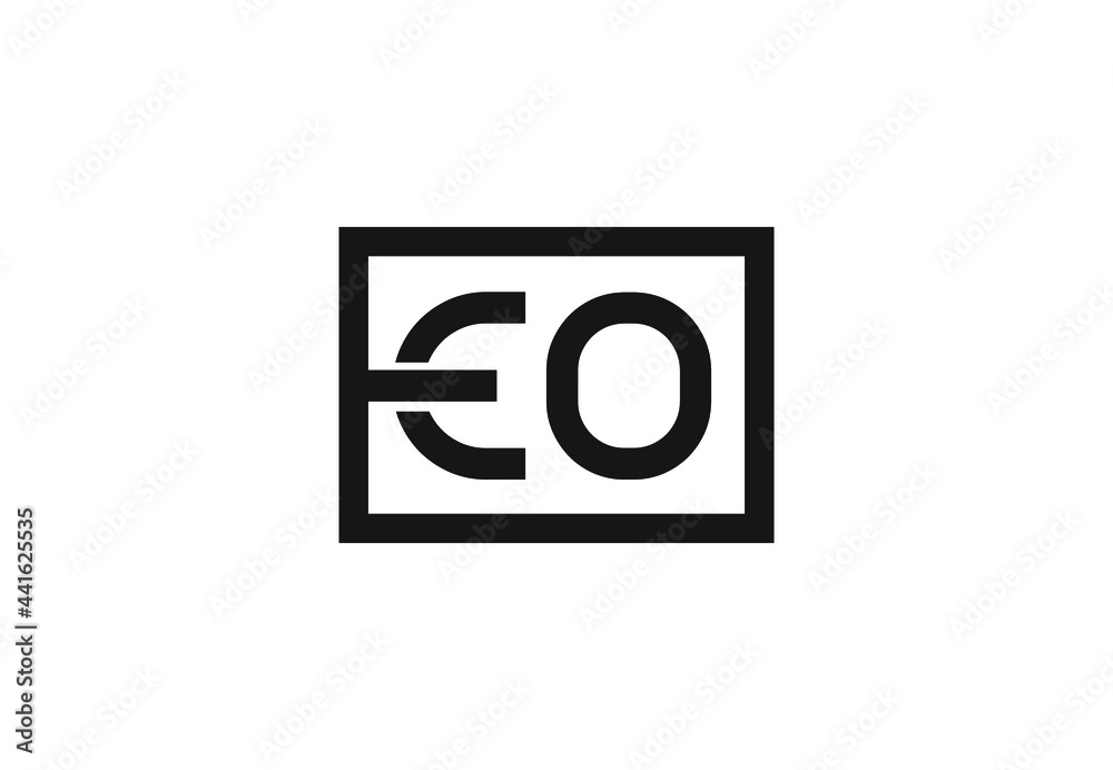 EO letter logo design EO letter logo design
