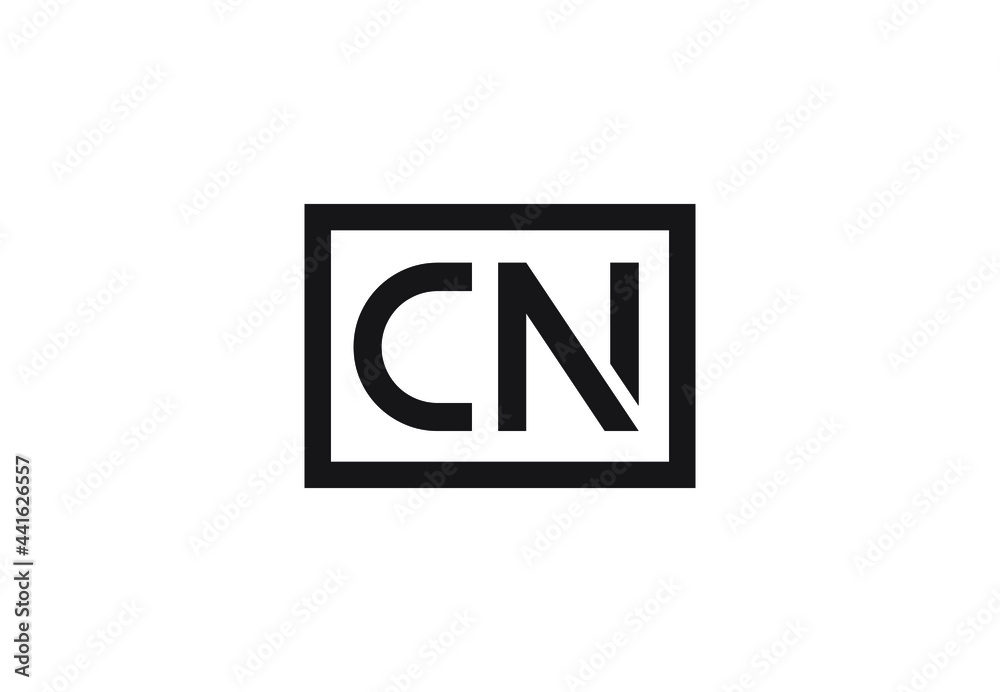 CN letter logo design CN letter logo design