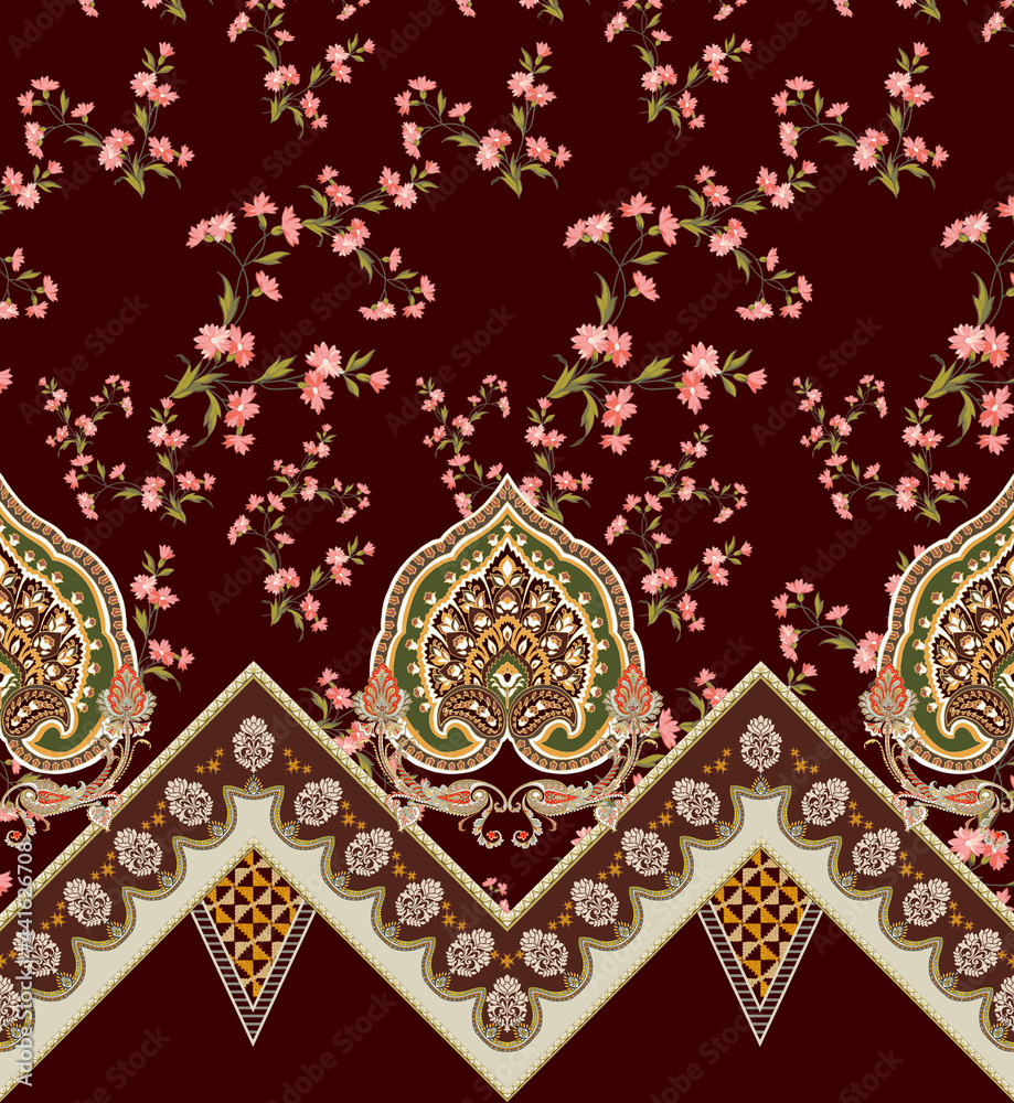 ethnic composed design motifs
