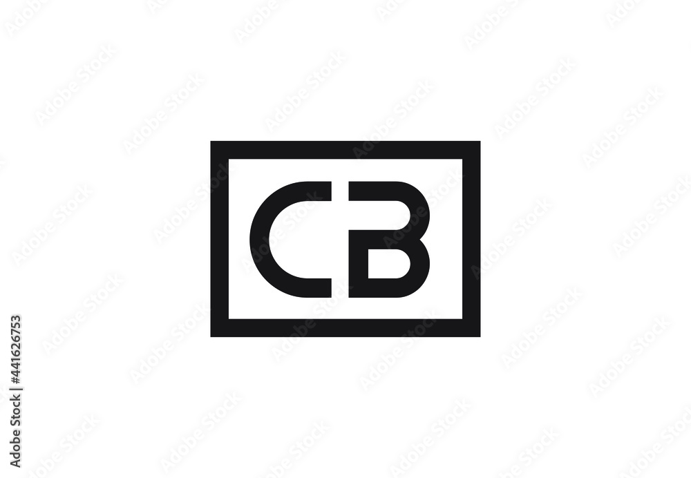 CB letter logo design CB letter logo design