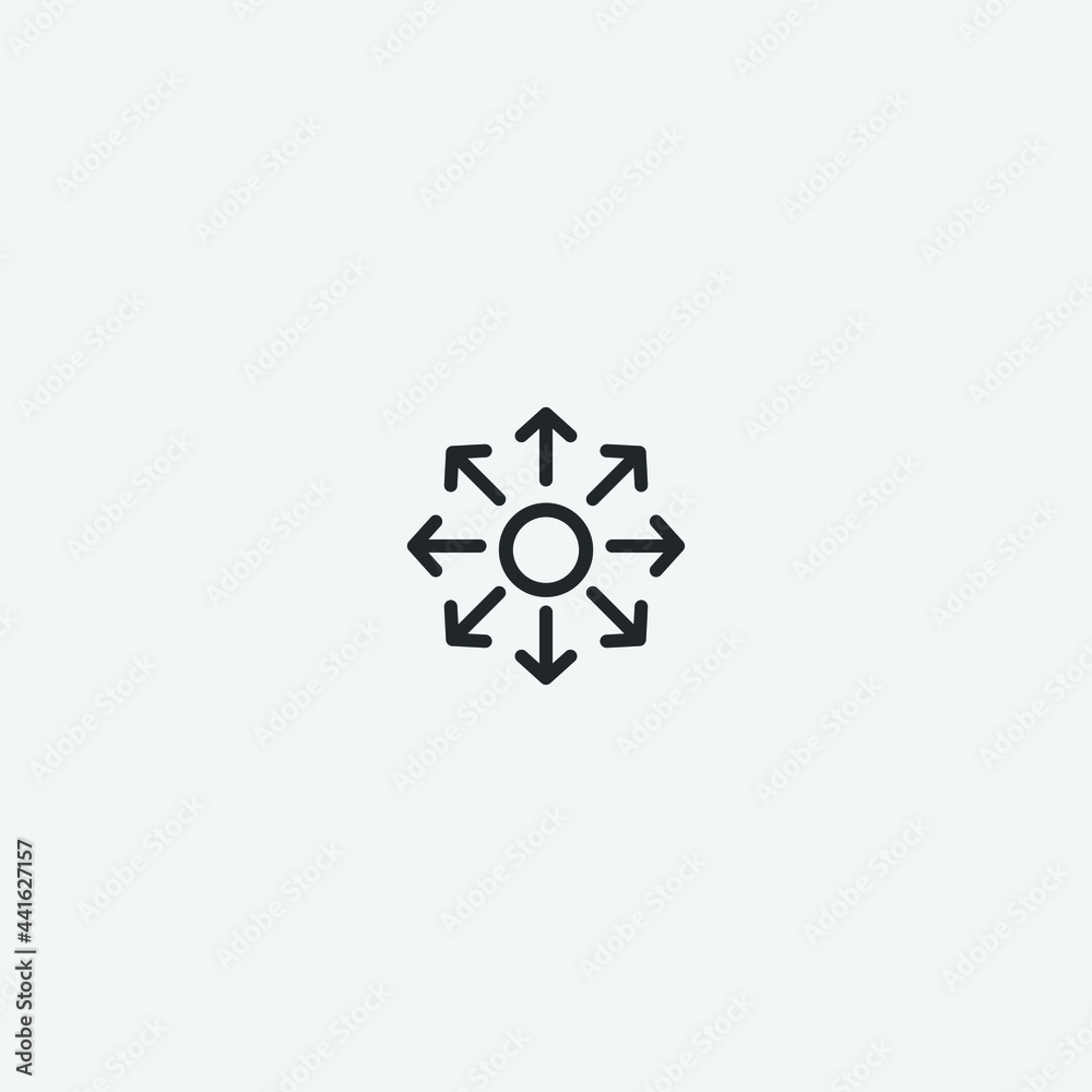 Arrow vector icon for web and design Arrow vector icon for web and design