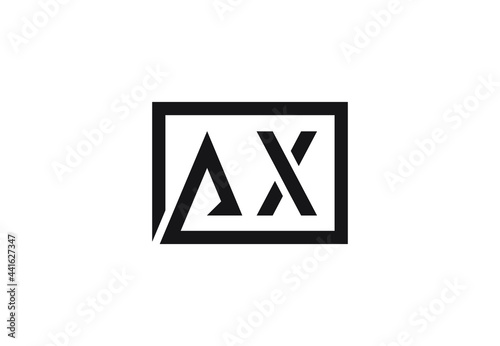 Free Download AX letter logo design - GFXLoad