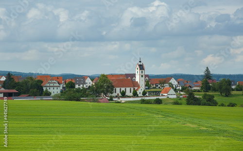 Panorama von Benzingen (Hohenzollern), ein Teilort der Gemeinde Winterlingen