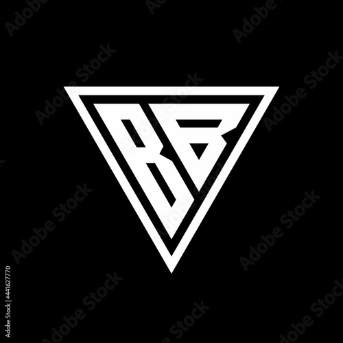 BB Logo monogram with triangle shape designs template Free Download BB Logo monogram with triangle shape designs template - GFXLoad