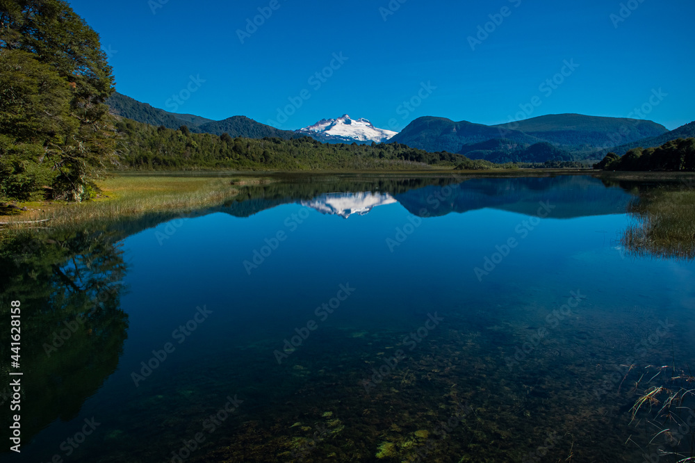 Reflection of mountain