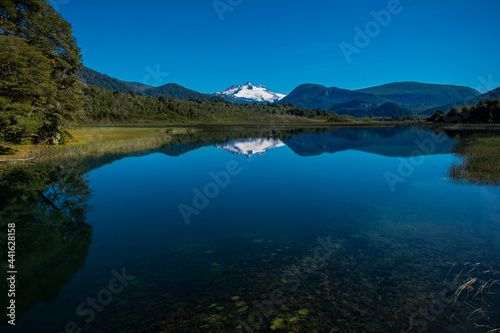 Reflection of mountain