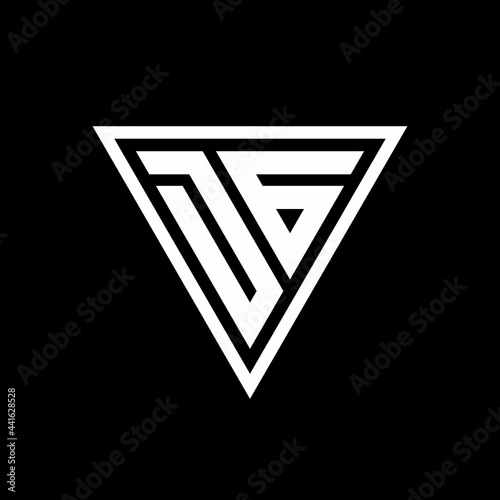 DG Logo monogram with triangle shape designs template Free Download DG Logo monogram with triangle shape designs template - GFXLoad