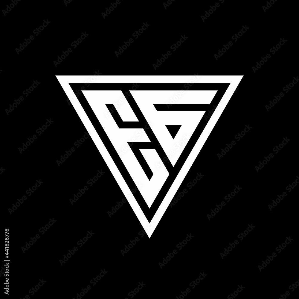 EG Logo monogram with triangle shape designs template EG Logo monogram with triangle shape designs template