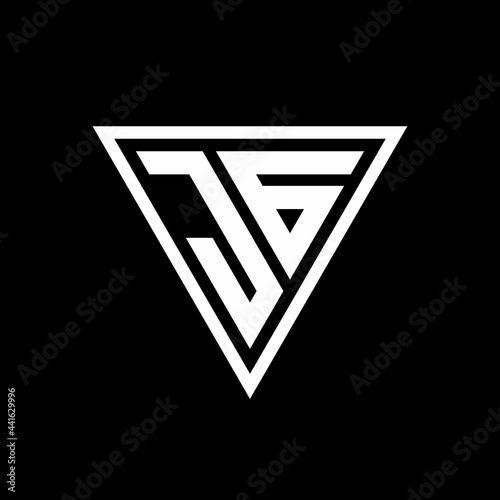 JG Logo monogram with triangle shape designs template Free Download JG Logo monogram with triangle shape designs template - GFXLoad