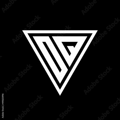 OQ Logo monogram with triangle shape designs template Free Download OQ Logo monogram with triangle shape designs template - GFXLoad