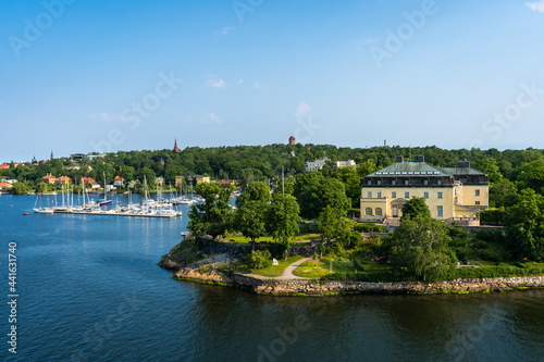Beautiful panoramic view of Stockholm, Capital of Sweden. 