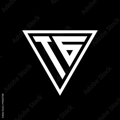 TG Logo monogram with triangle shape designs template Free Download TG Logo monogram with triangle shape designs template - GFXLoad