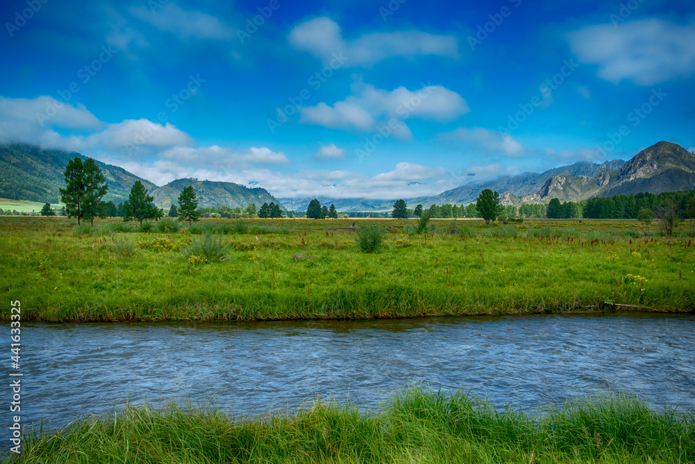 In the mountains of Altai