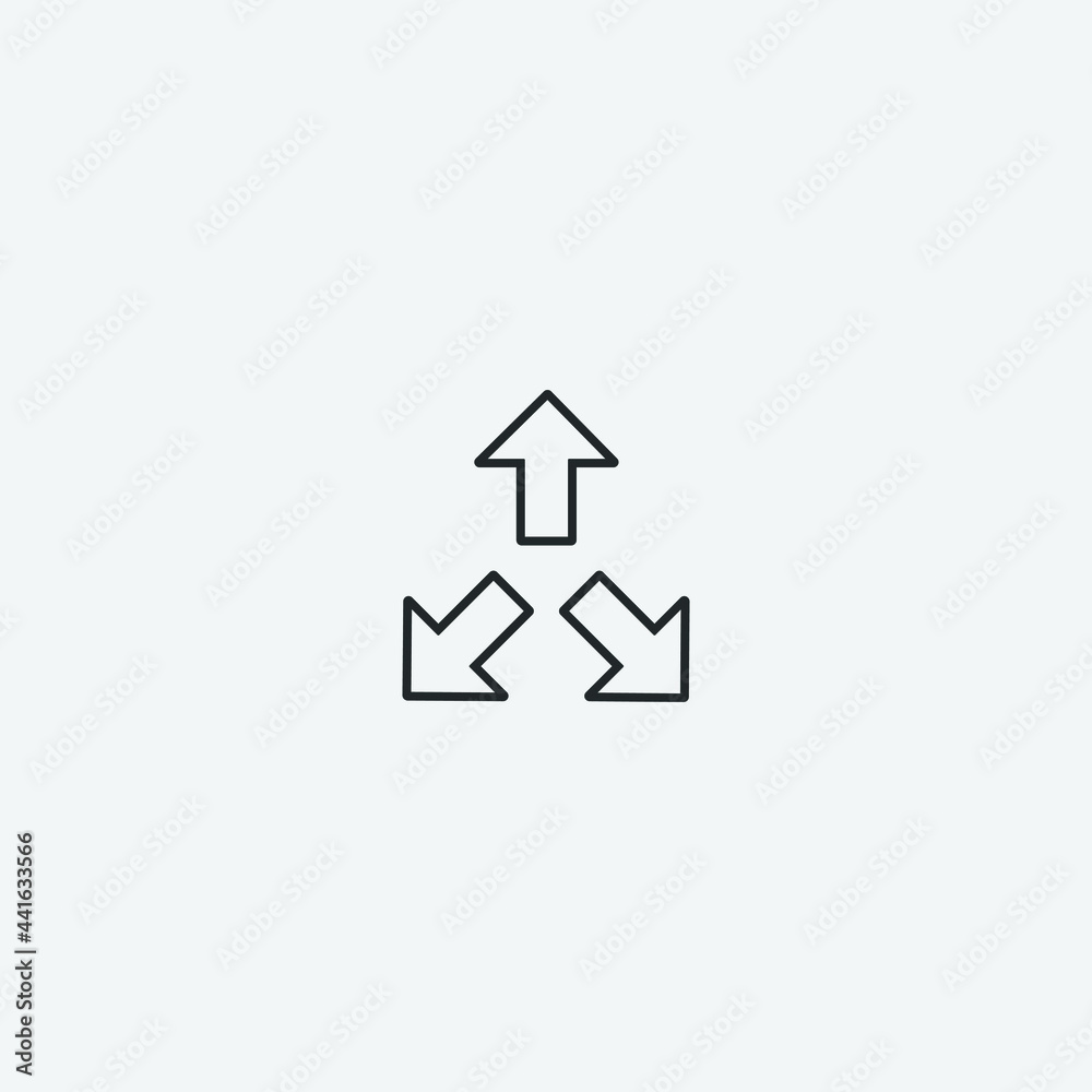 Arrow vector icon for web and design Arrow vector icon for web and design