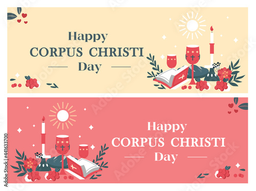 Corpus Christi For the background to commemorate Jesus Full item photo